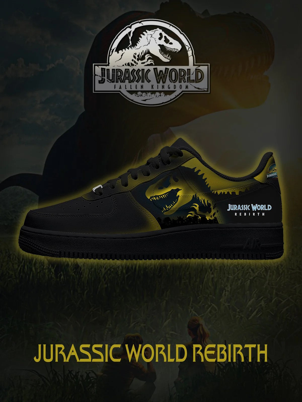 Jurassic V.1 Custom Shoes