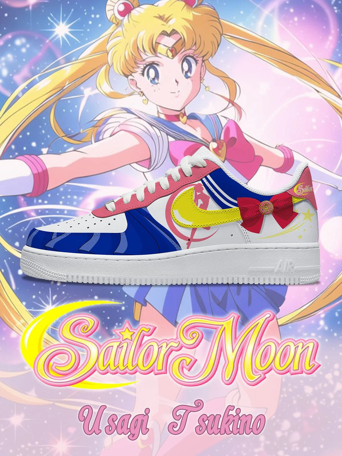 Usagi Tsukino V.1 Custom Shoes