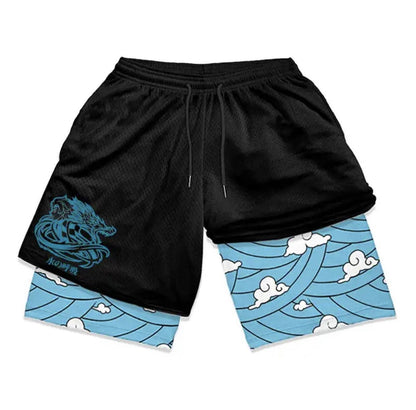 Shorts for Men Anime Gym