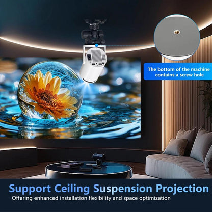 Projector Portable Android 11 4K 1280*720P HY300 Dual Wifi