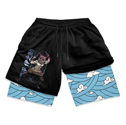 Shorts for Men Anime Gym