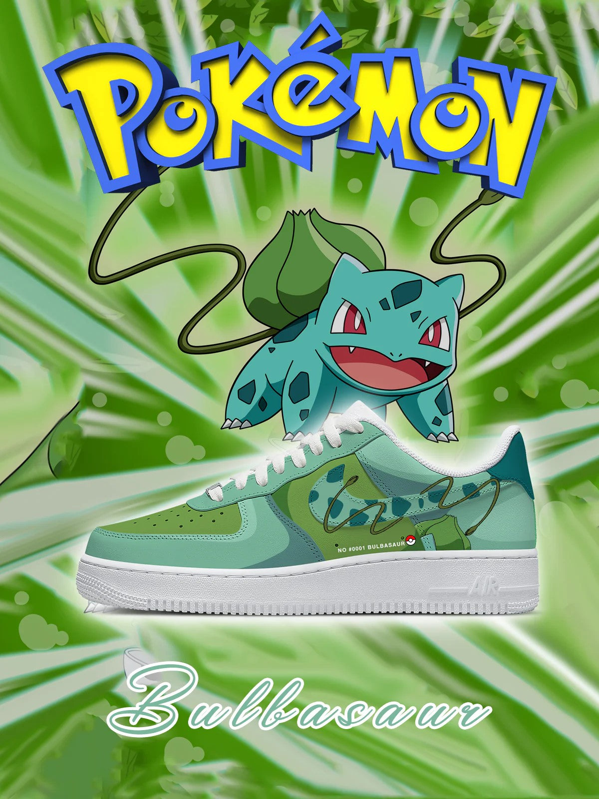 Bulbasaur Custom Shoes