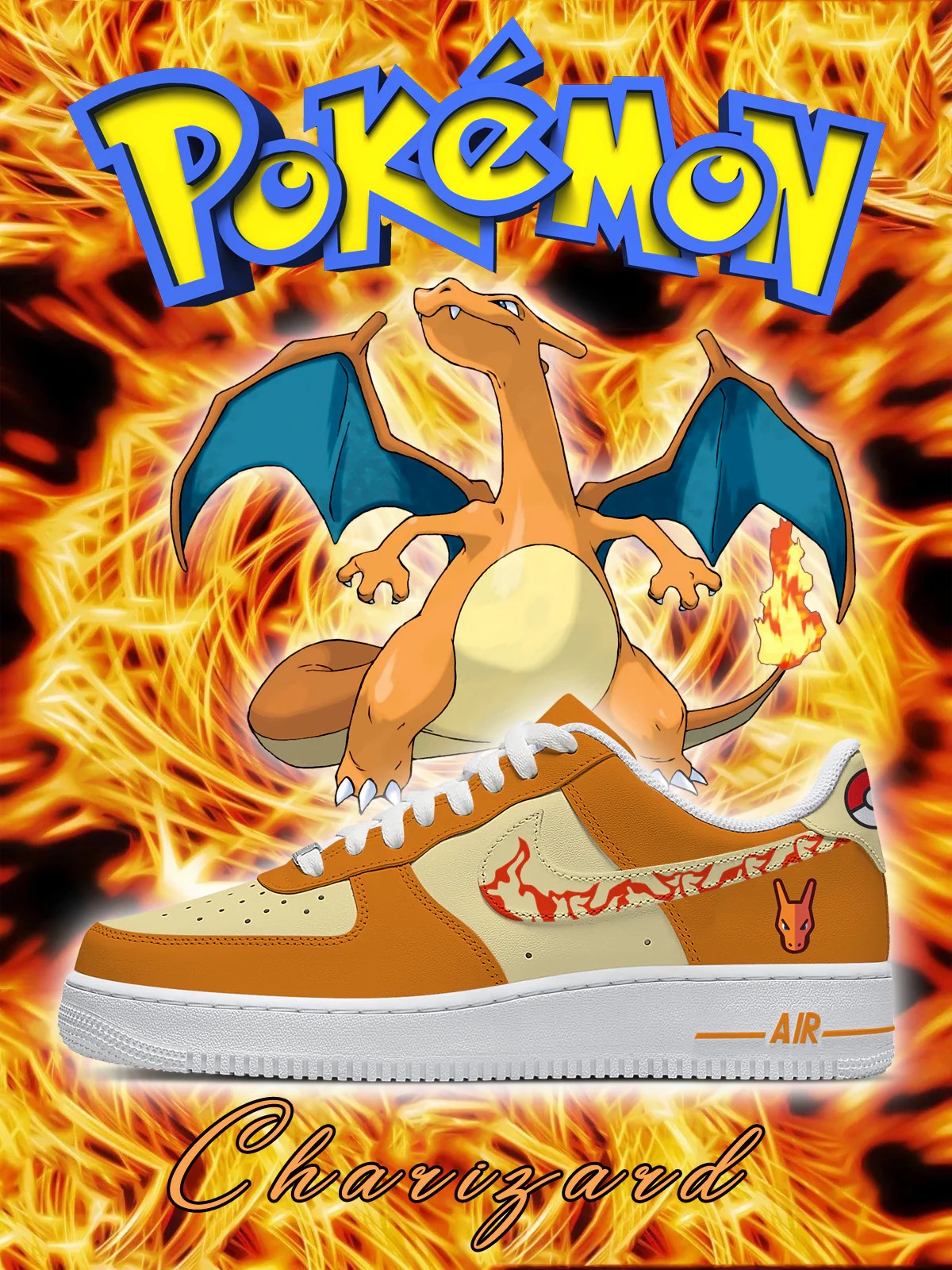 Charizard Custom Shoes