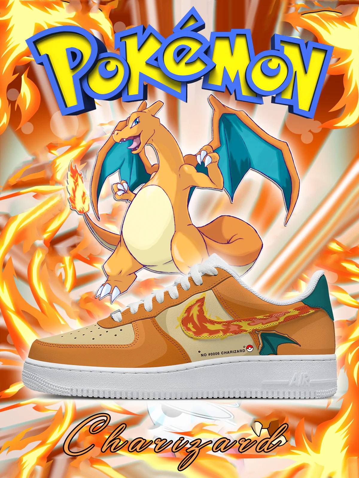 Charizard II Custom Shoes