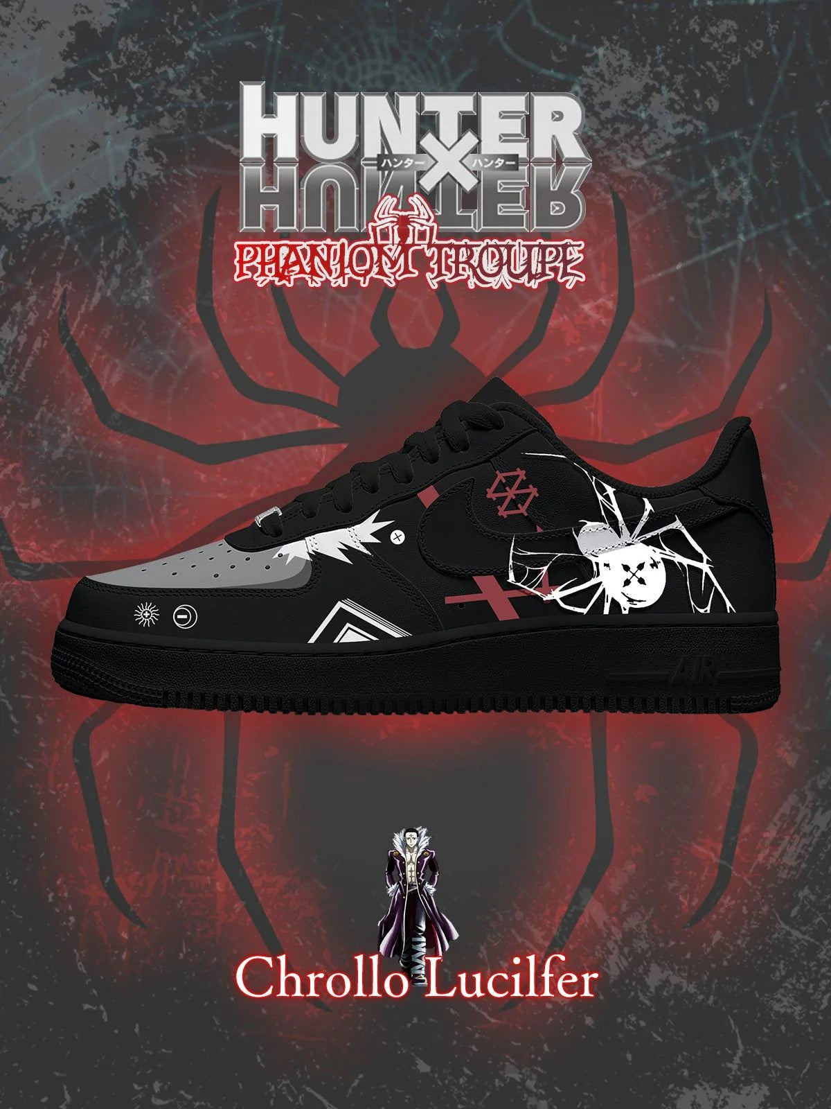 Chrollo Lucilfer Custom Shoes