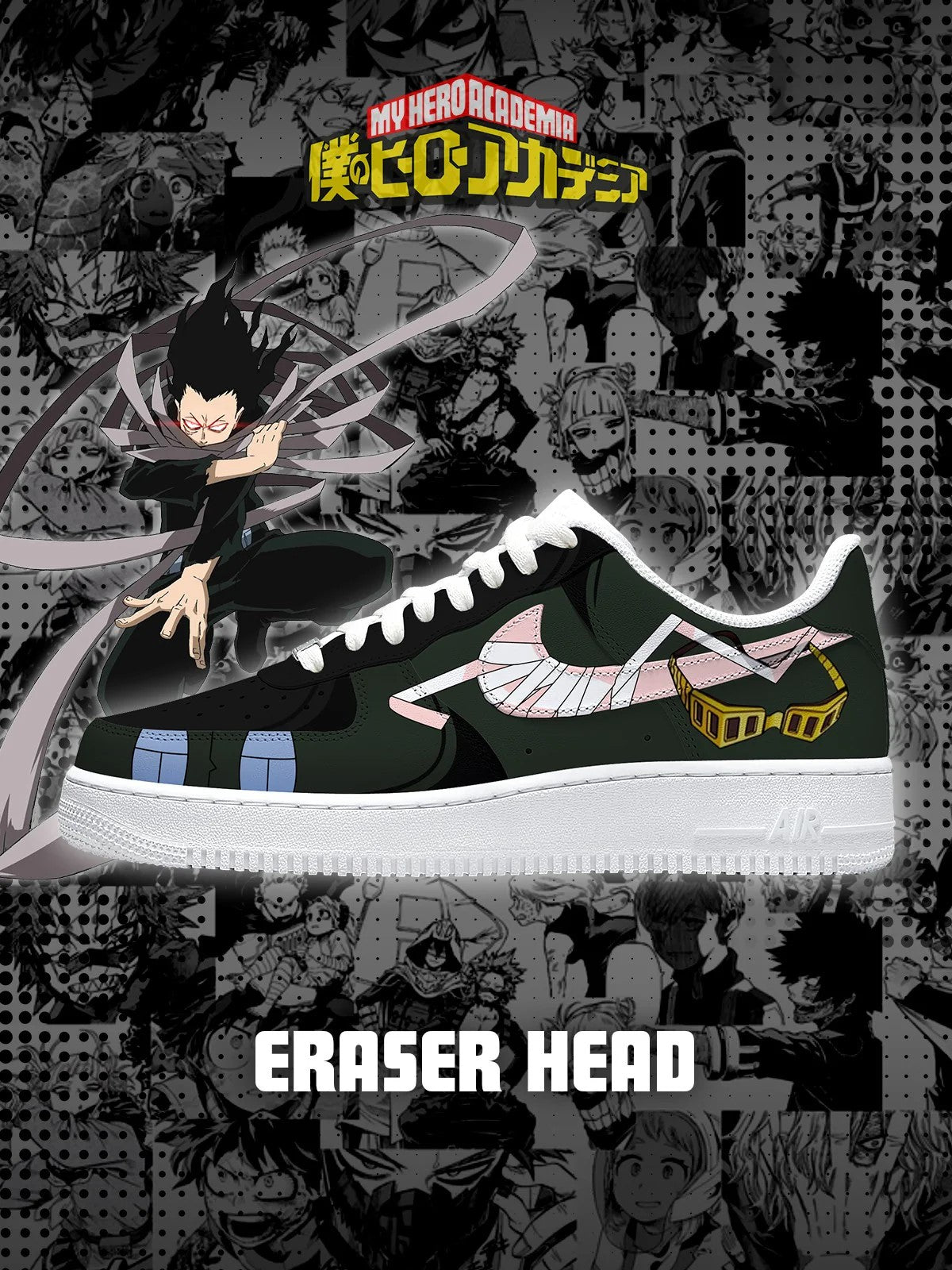 Eraser Head Custom Shoes