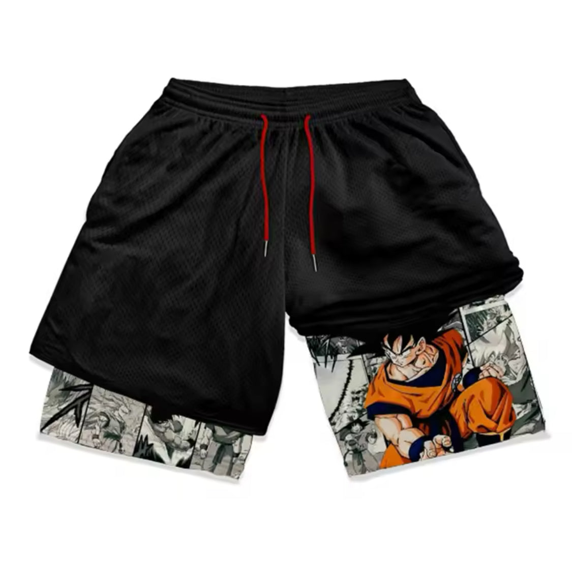 Anime Gym Compression Shorts Men