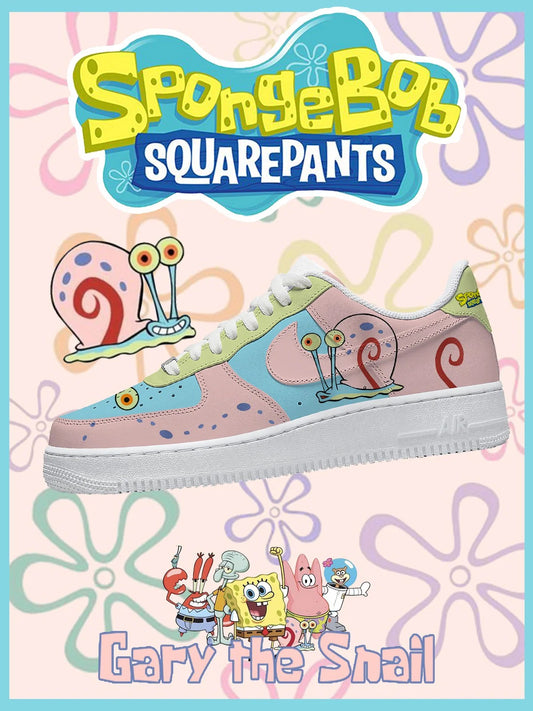 Gary the Snail V.1 Custom Shoes