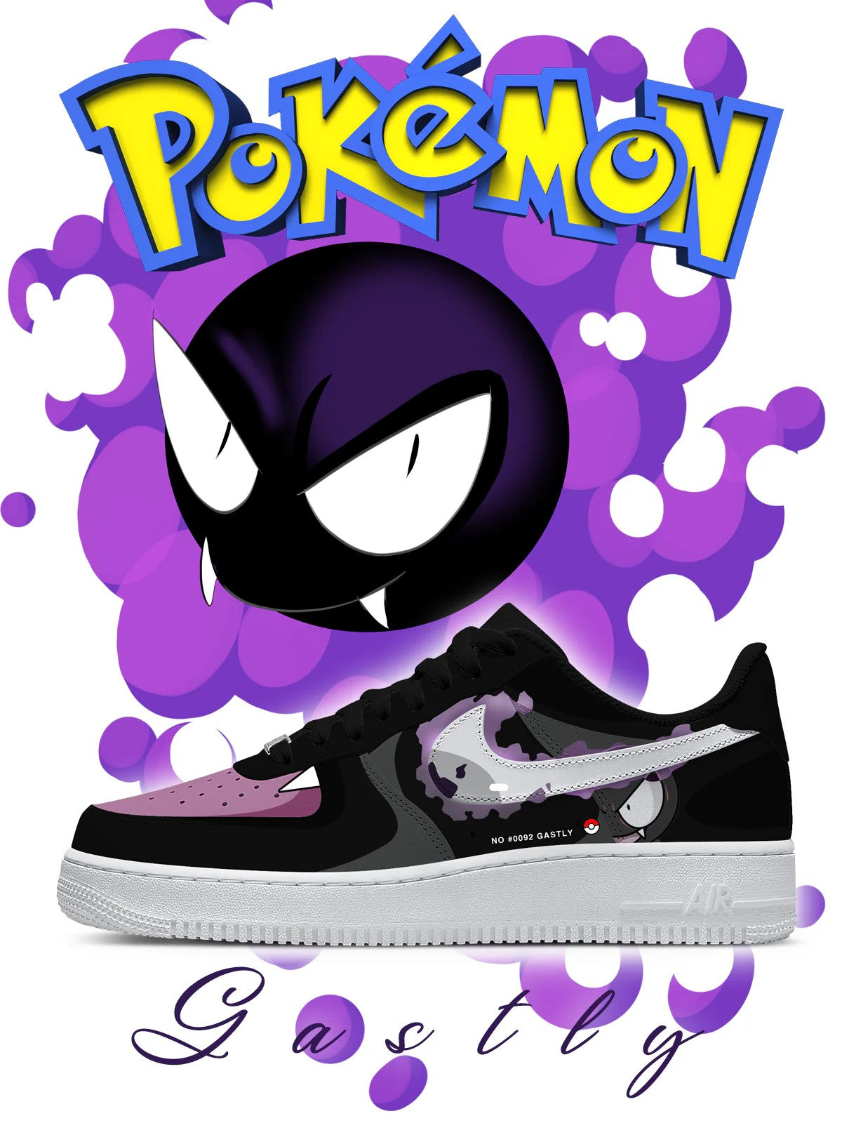 Gastly Custom Shoes