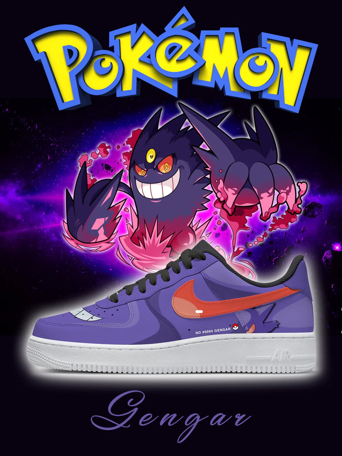 Gengar Custom Shoes