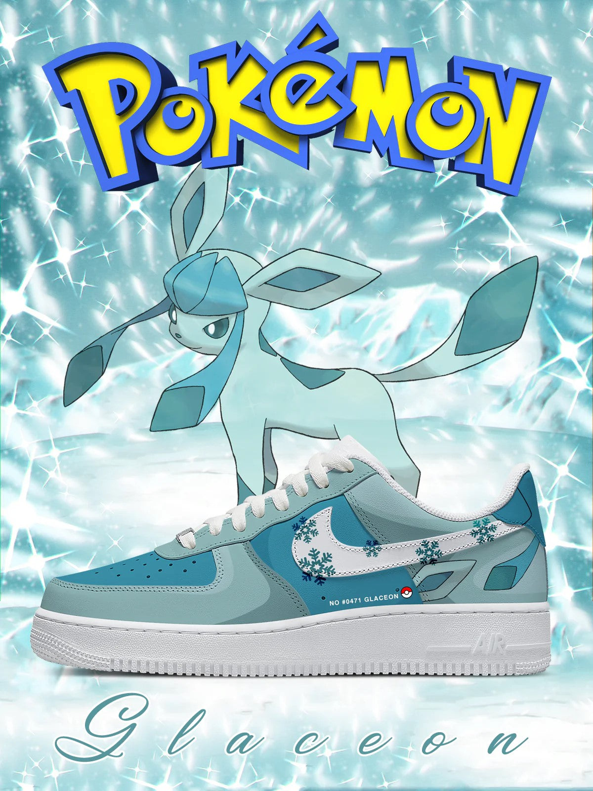 Glaceon Custom Shoes