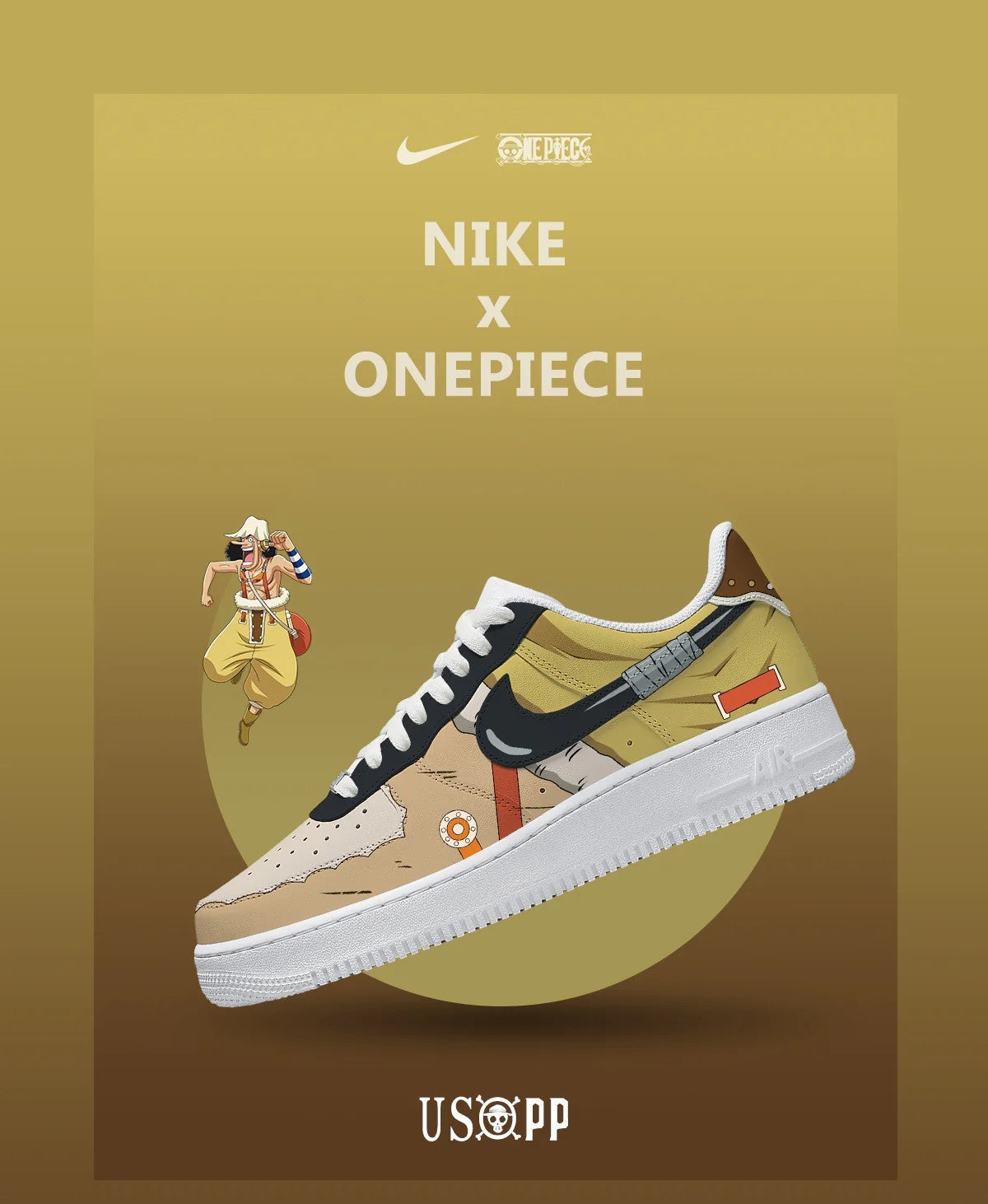 God Usopp Custom Shoes