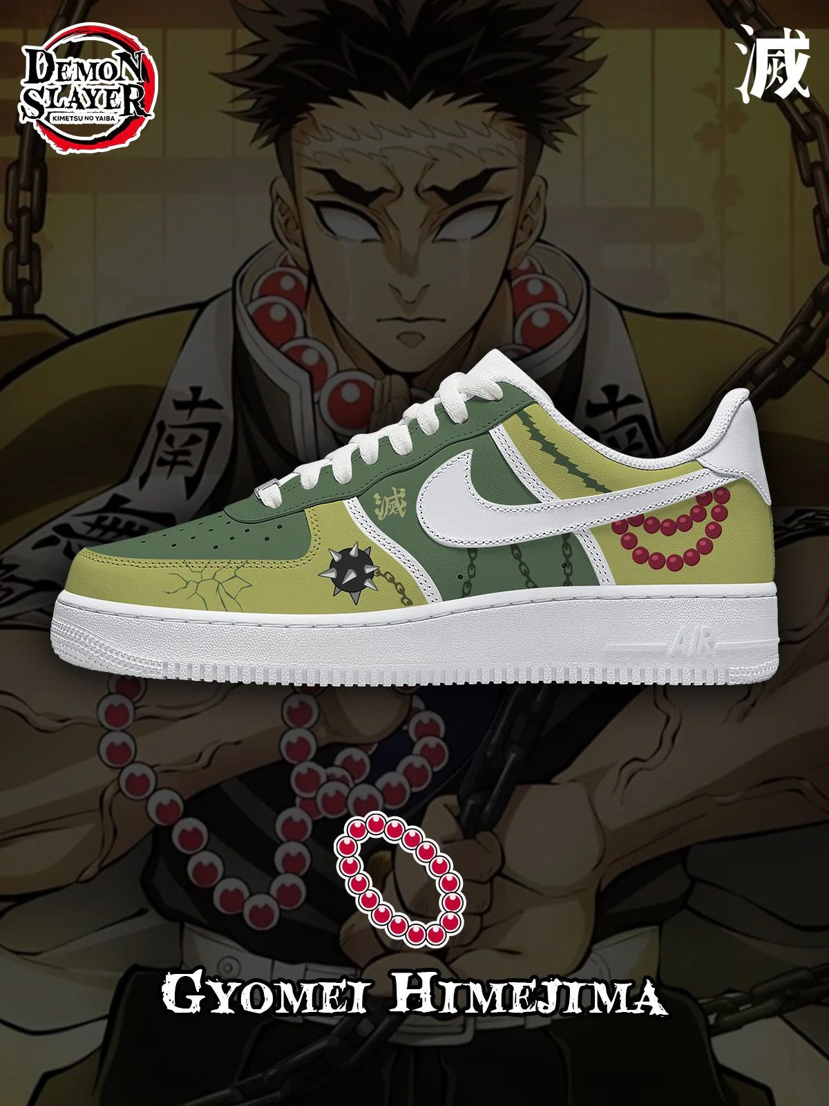 Gyomei Himejima Custom Shoes