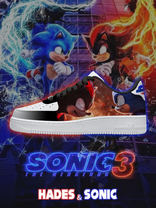 Hades and Sonic V.1 Custom Shoes