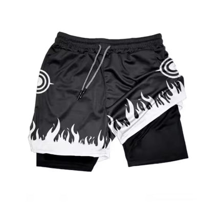 Anime Bersek Gym Compression Shorts Men