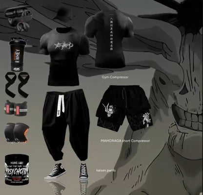 Combo Anime Short, Jogger, Hoodie, Bag, T-shirt