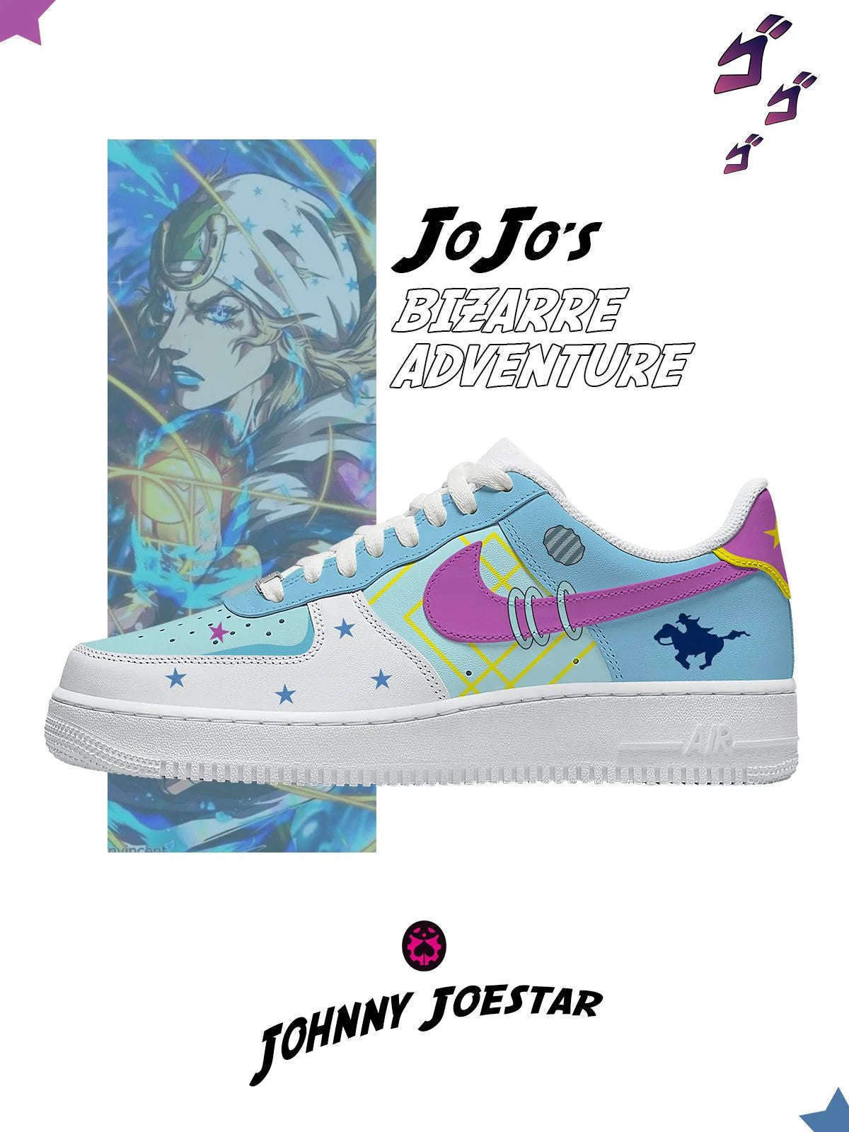 Johnny Joestar Custom Shoes