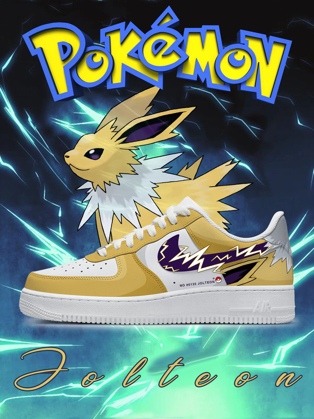 Jolteon Custom Shoes