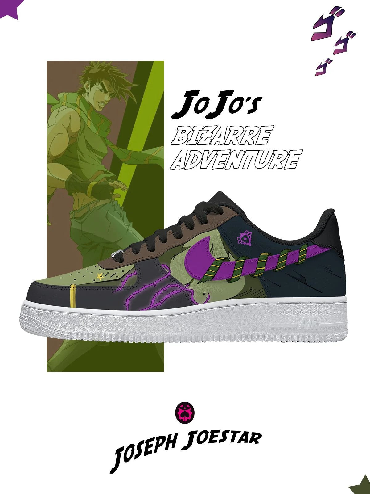 Joseph Joestar Custom Shoes