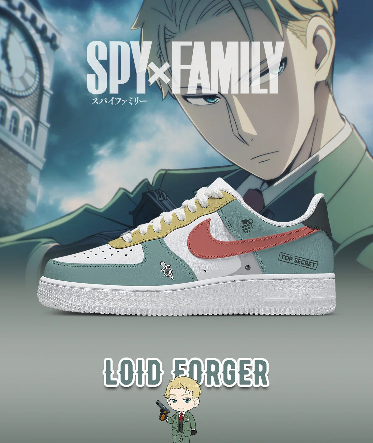 Loid Forger Custom Shoes