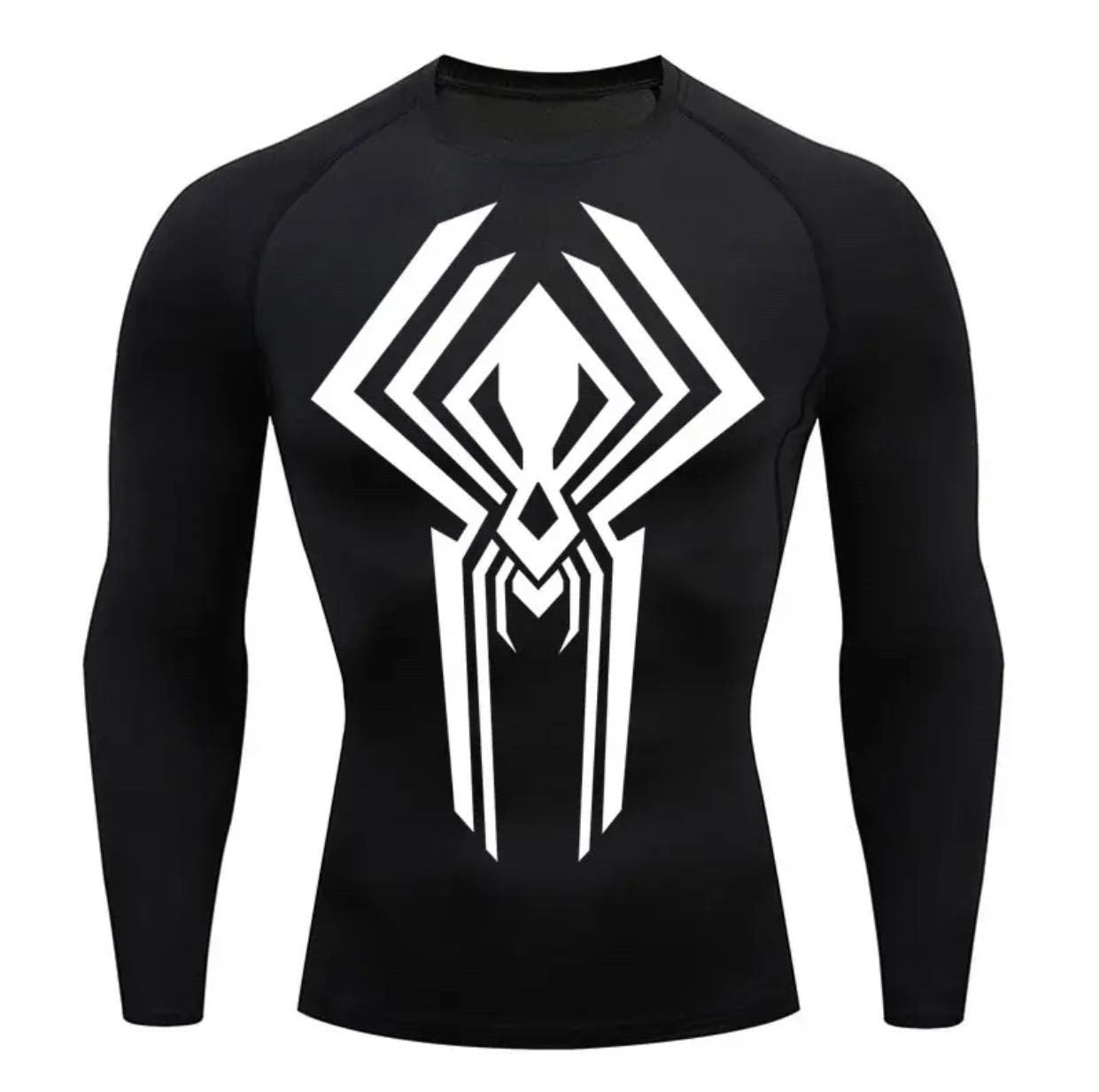 T-Shirt Men's Fitness Sun Protection Sports Spider Anime