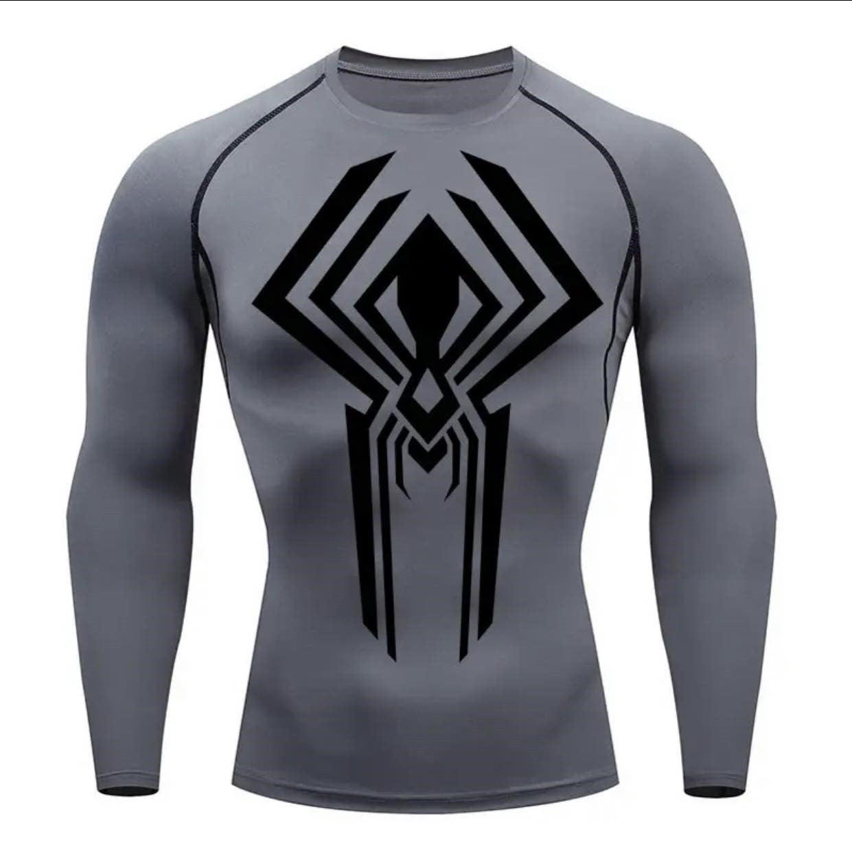 T-Shirt Men's Fitness Sun Protection Sports Spider Anime