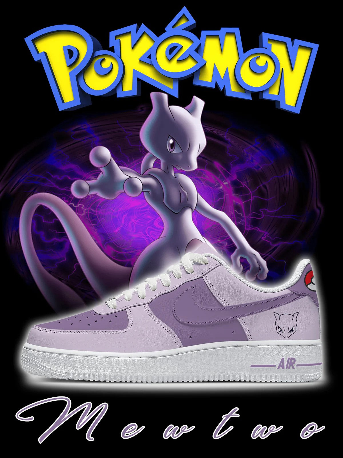 Mewtwo Custom Shoes