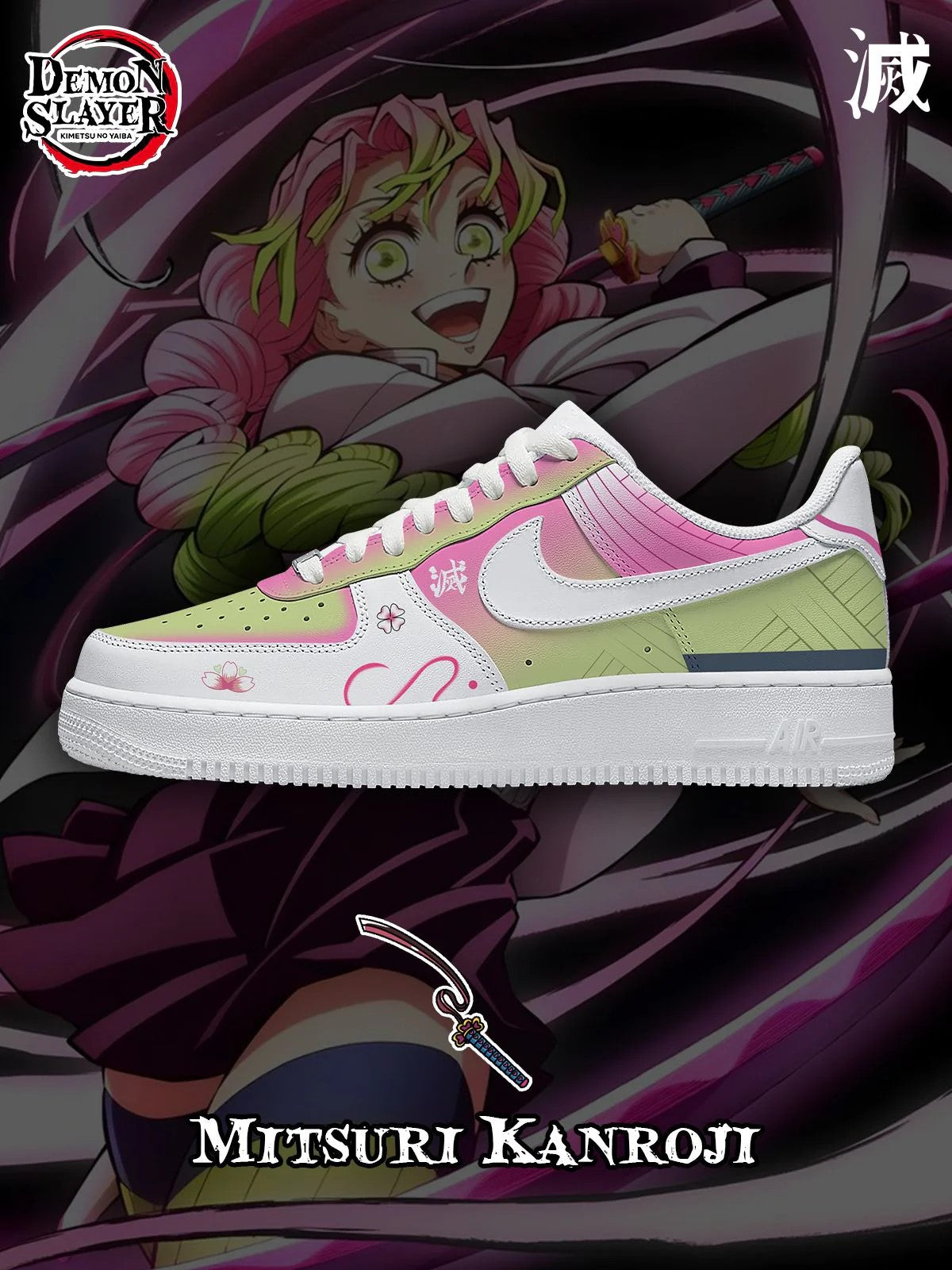 Mitsuri Kanroji Custom Shoes