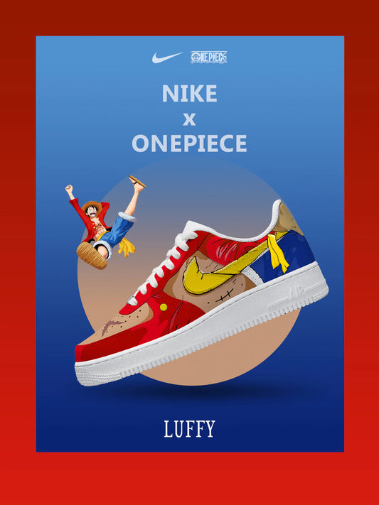 Monkey D. Luffy Custom Shoes