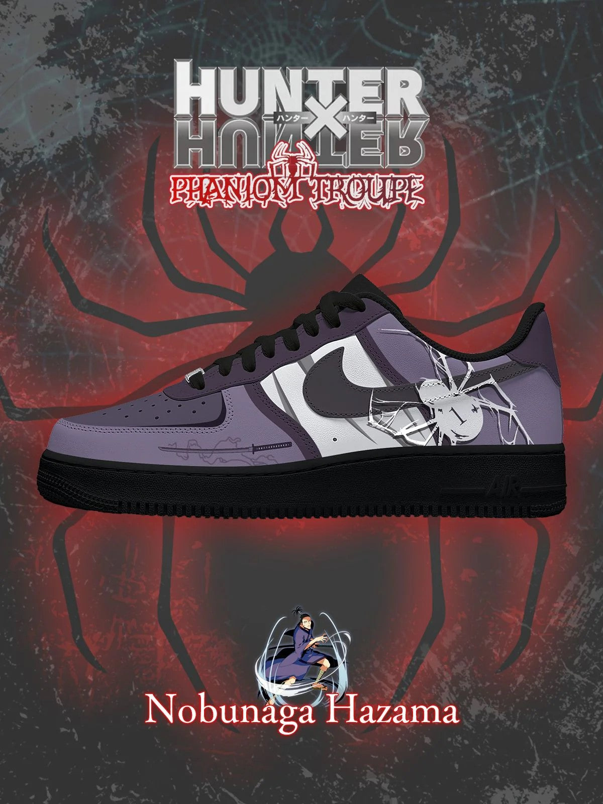 Nobunaga Hazama Custom Shoes