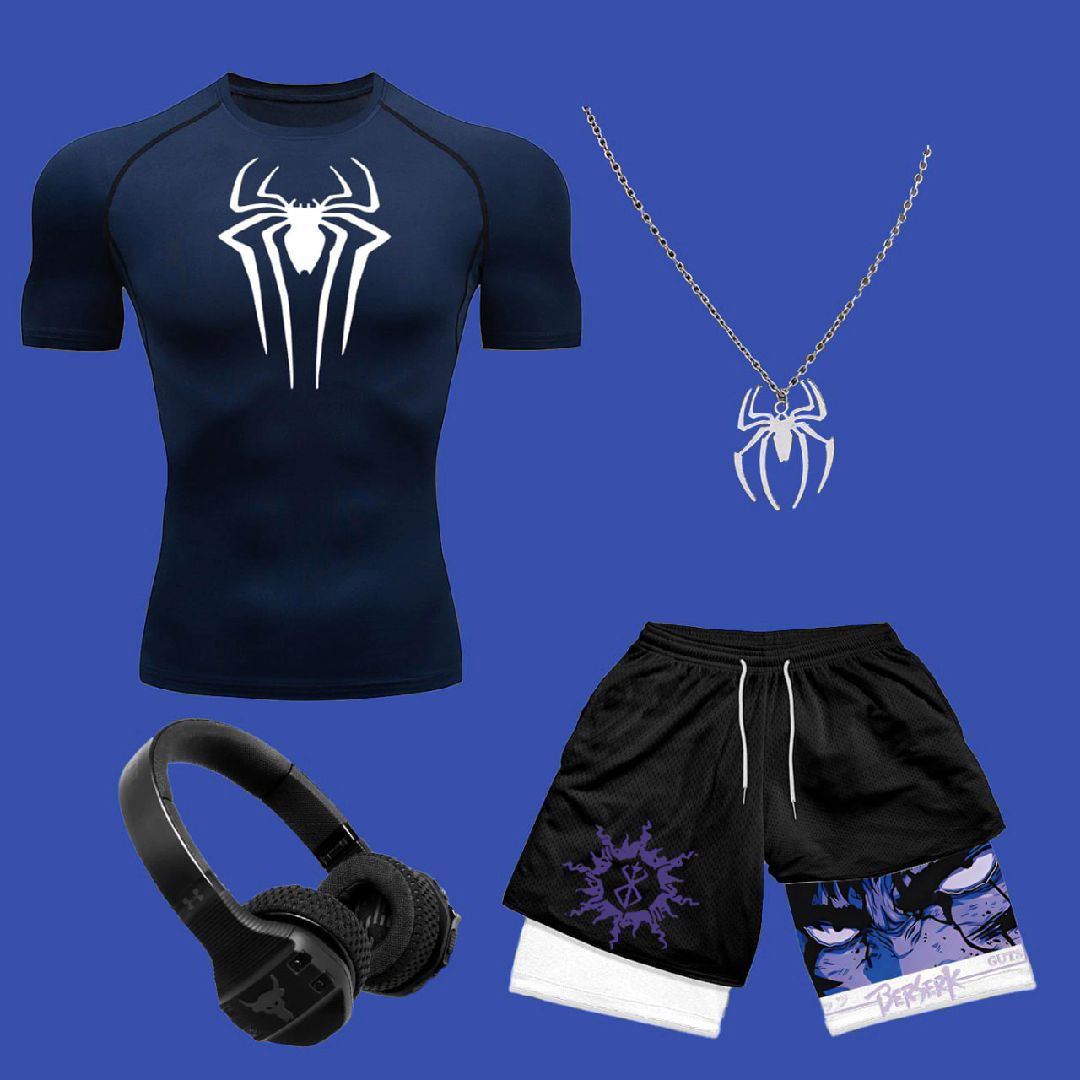 Men's Gym Compression Set