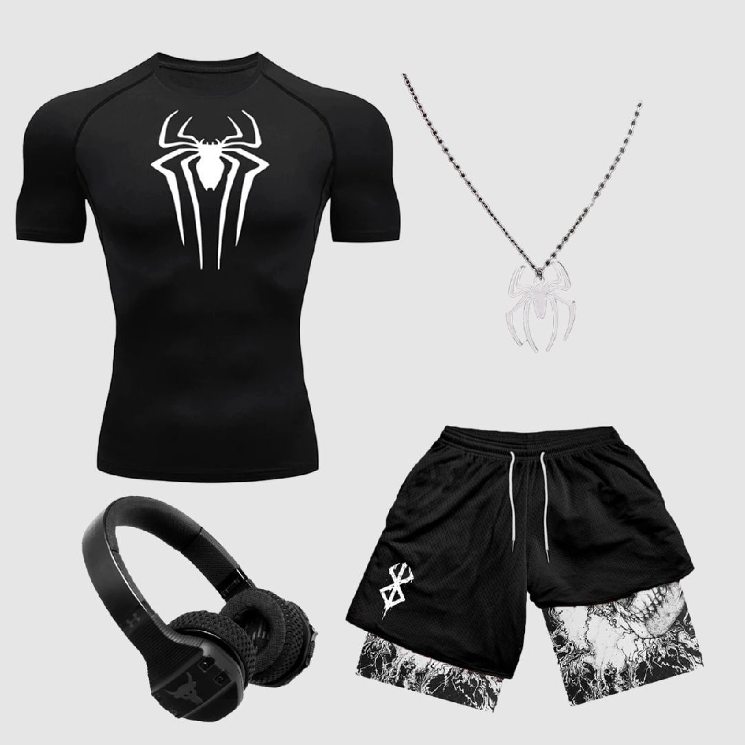 Men's Gym Compression Set