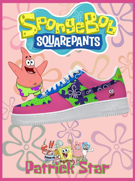 Patrick Star V.1 Custom Shoes