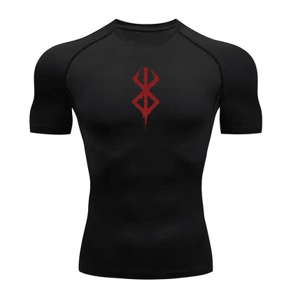 Anime Men's Compression Shirt Fitness Sport