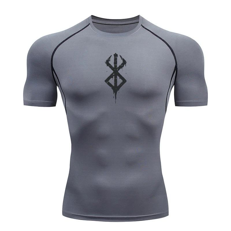 Anime Men's Compression Shirt Fitness Sport