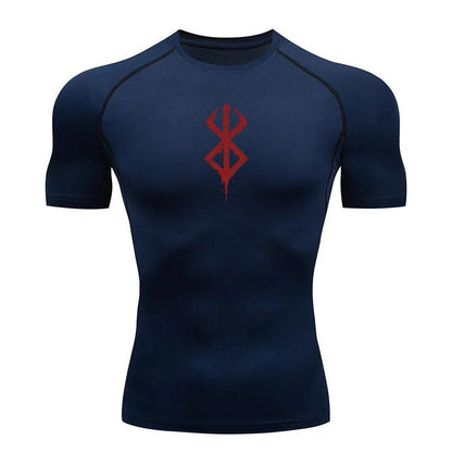 Anime Men's Compression Shirt Fitness Sport