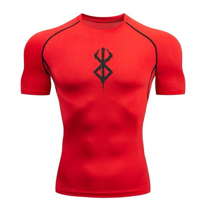 Anime Men's Compression Shirt Fitness Sport