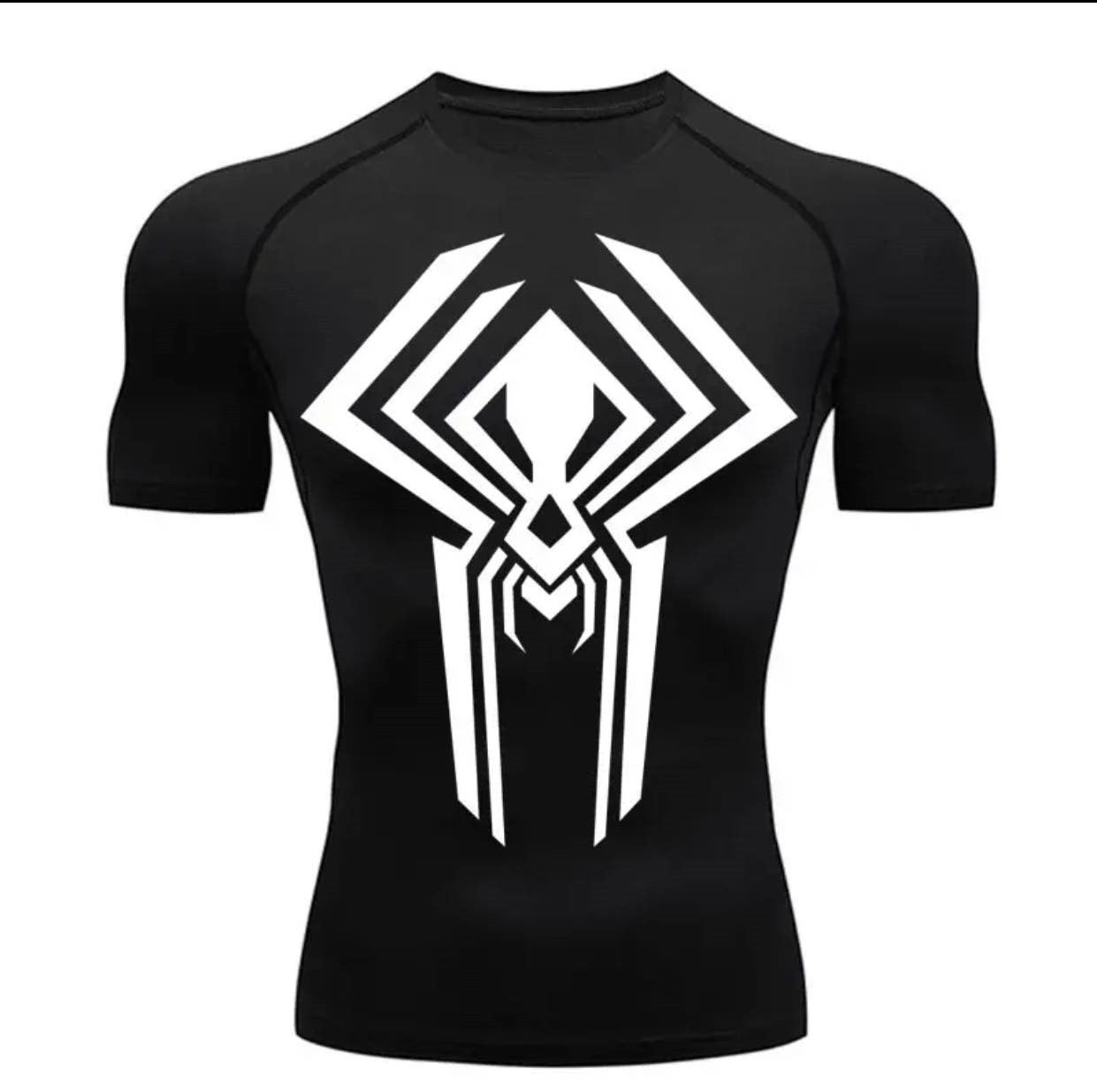 Spider T-Shirt Men's Fitness Sun Protection Sports Anime