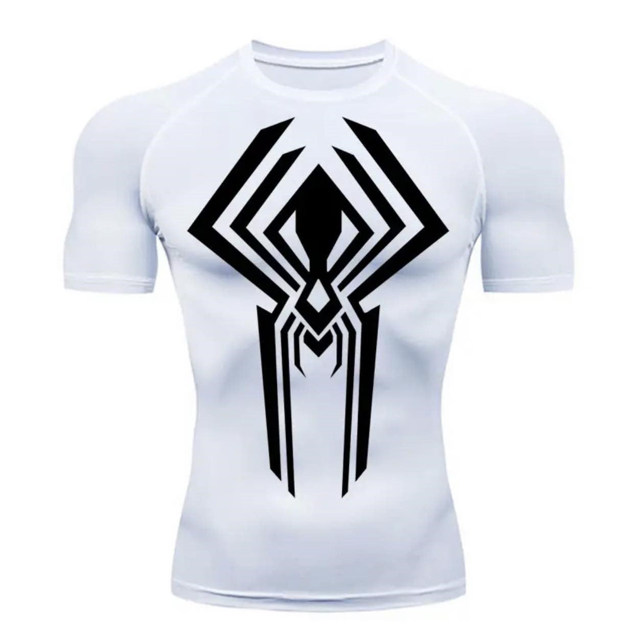 Spider T-Shirt Men's Fitness Sun Protection Sports Anime