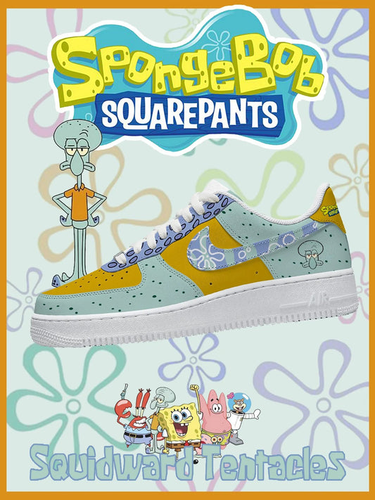 Squidward Tentacles V.1 Custom Shoes