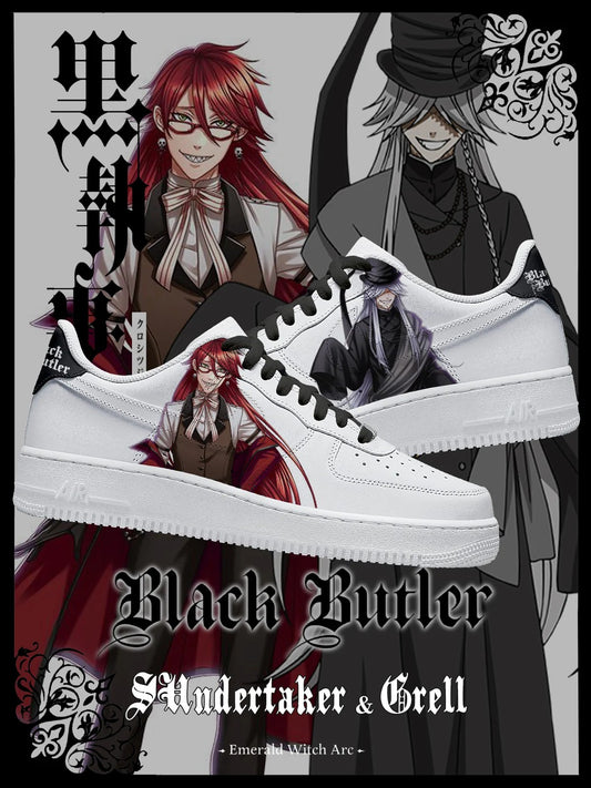 Undertaker and Grell V.1 Custom Shoes